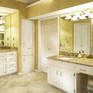 Yellow Granite Bathroom Vanity
