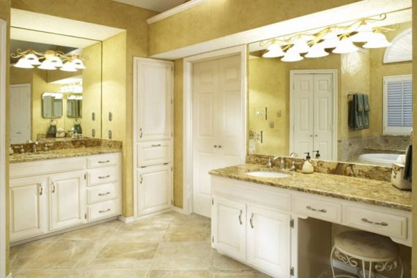 Yellow Granite Bathroom Vanity