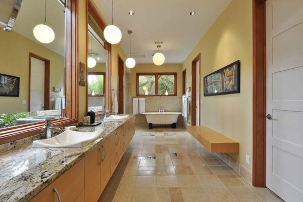 Spacious Bathroom with Double Vanity